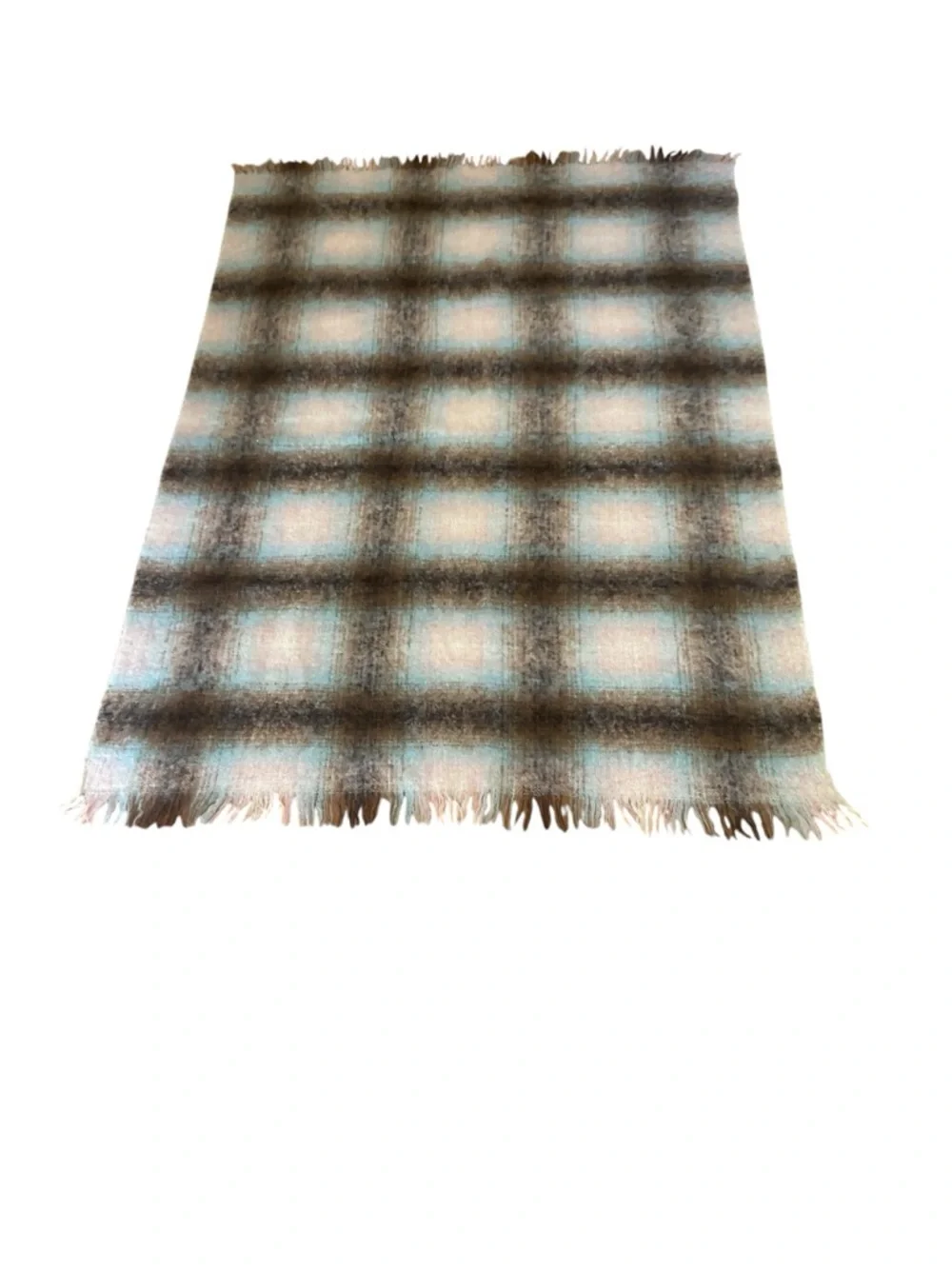 Royal Scot mohair and wool throw